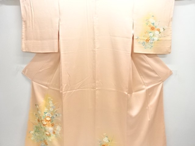 牡丹に秋草模様訪問着
